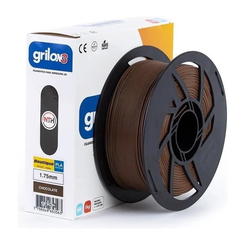 Filamento 3D PLA Grilon Chocolate