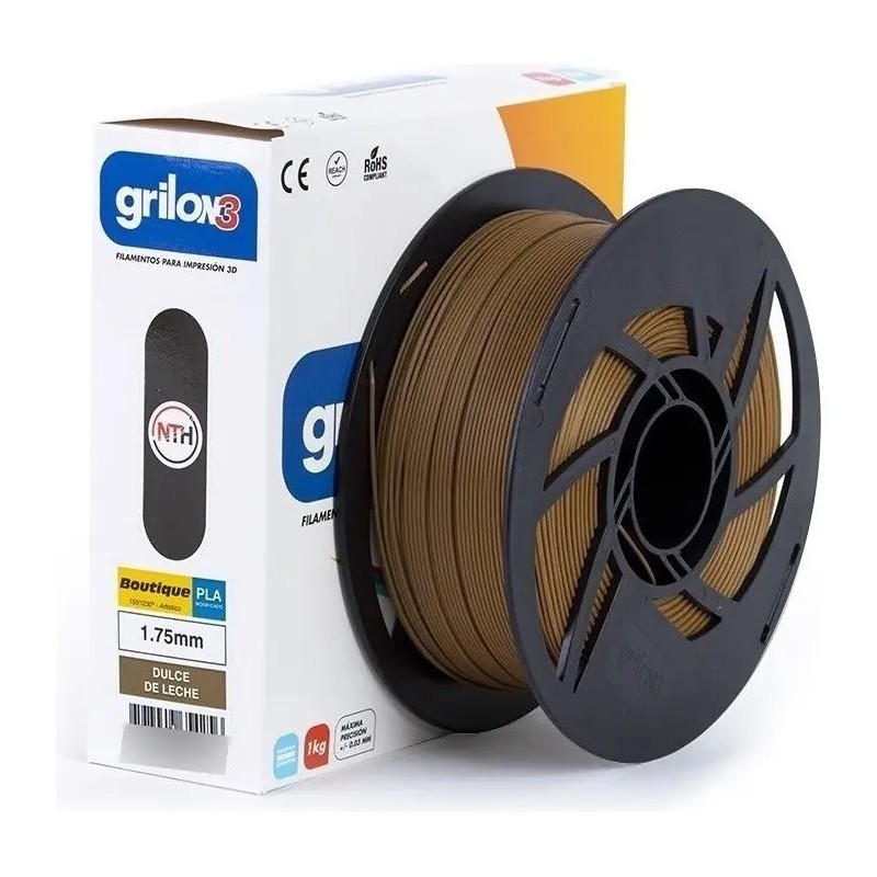 Filamento 3D PLA Grilon  Dulce de Leche