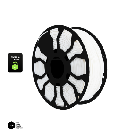 Filamento 3D Hellbot PLA LOCK Blanco