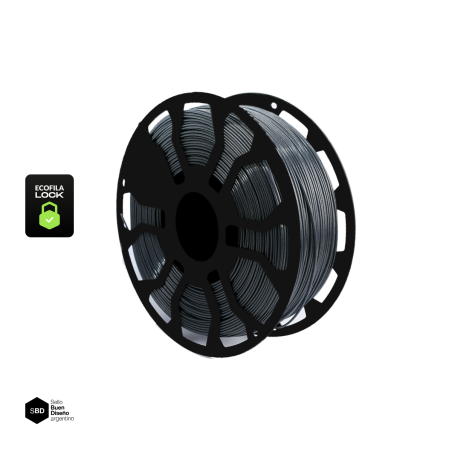 Filamento 3D Hellbot PLA LOCK Gris grafito