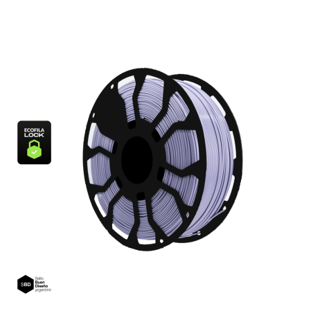 Filamento 3D Hellbot PLA LOCK Lavanda Pastel