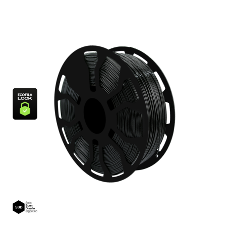 Filamento 3D Hellbot PLA LOCK Negro