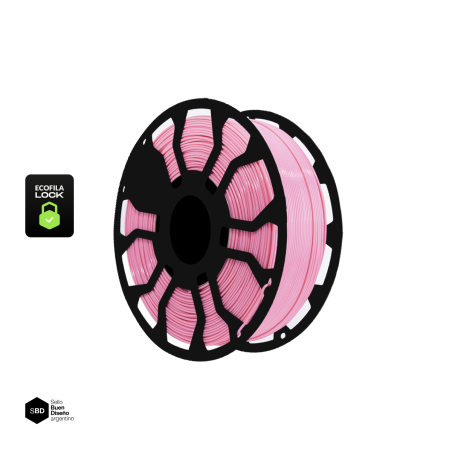 Filamento 3D Hellbot PLA LOCK Rosa Pastel