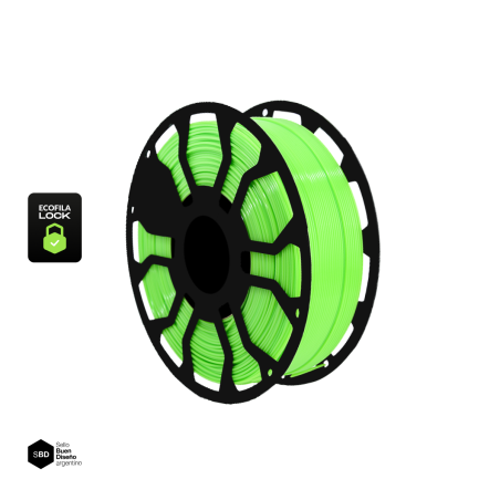 Filamento 3D Hellbot PLA LOCK Verde Claro