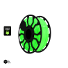 Filamento 3D Hellbot PLA LOCK Verde Fluo