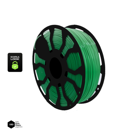 Filamento 3D Hellbot PLA LOCK Verde