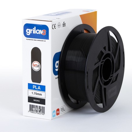 Filamento 3D PLA  Grilon Negro