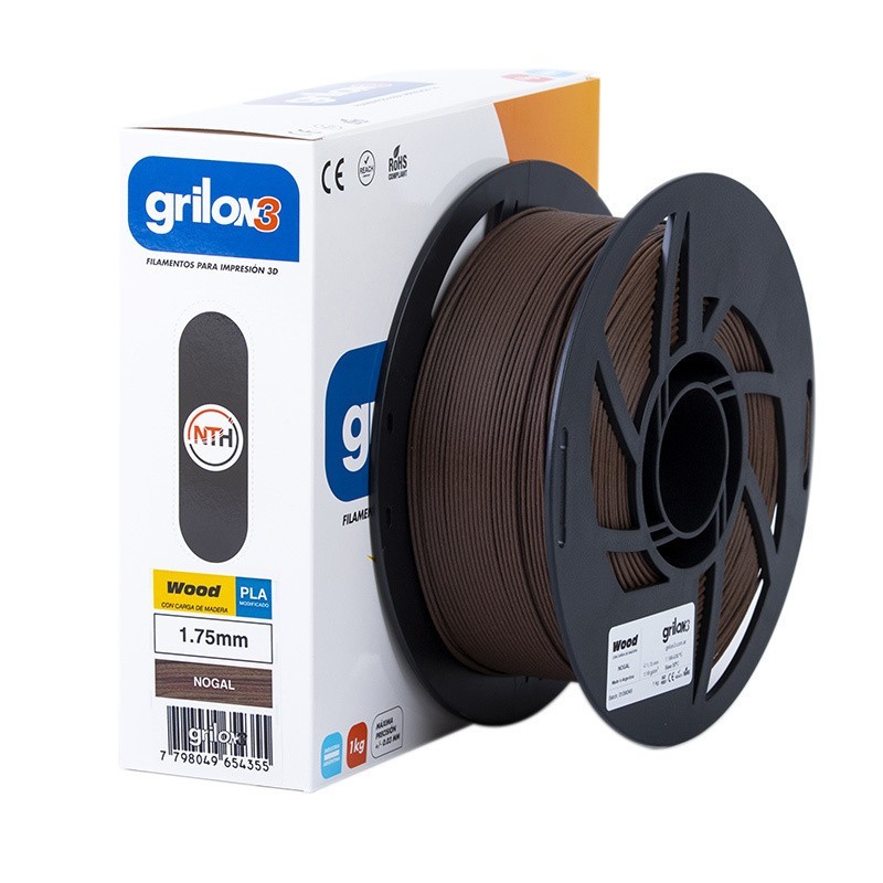 Filamento 3D PLA WOOD Nogal
