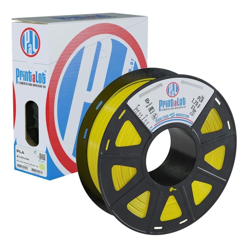 Filamento 3D PLA Printalot Amarillo