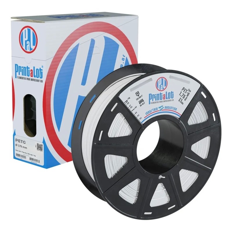 Filamento 3D PETG  Printalot Blanco