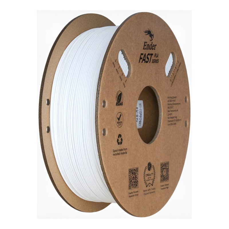 Filamento 3D PETG CR Creality Blanco