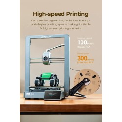 Filamento 3D PETG CR Creality Blanco