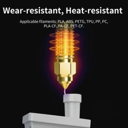 Nozzle Kit Creality Ender 3 V3 Ke/ K1/ K1 Max 0.4mm X2