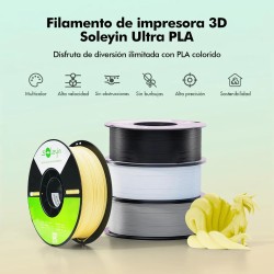 Filamento 3D PLA Soleyin Creality Ultra Pla Rojo