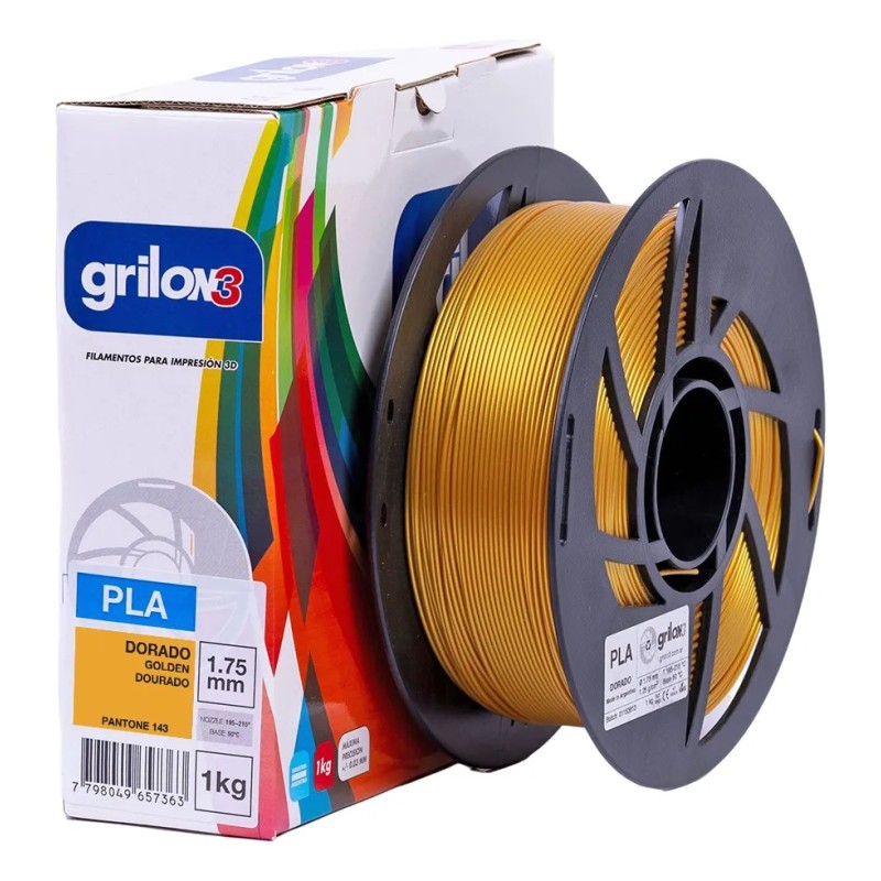 Filamento 3D PLA Grilon Dorado