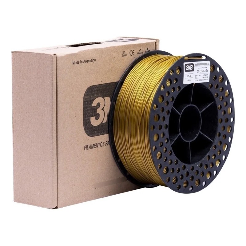 Filamento 3D PLA 3N3 Oro